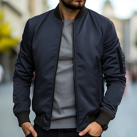 Braian - Chaqueta bomber ligera para hombre