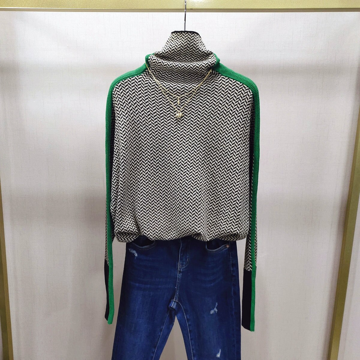 Eva Jersey de cuello alto