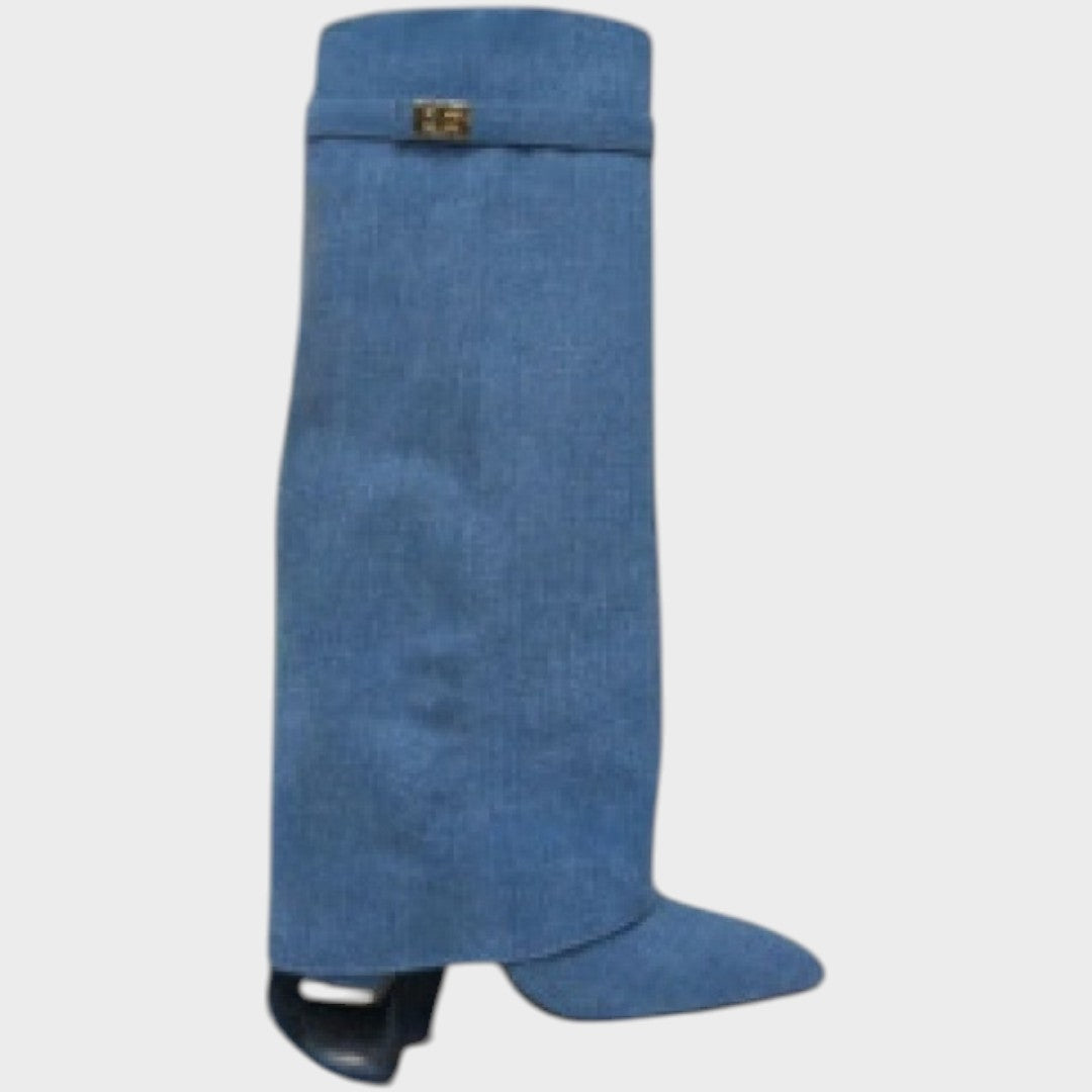 Leire - Botas de Ante con Caña Alta