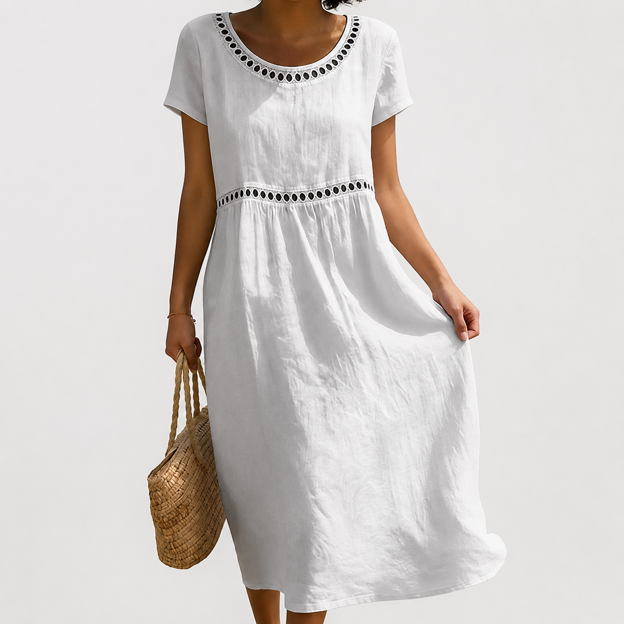 Lea - Vestido bordado para mujer