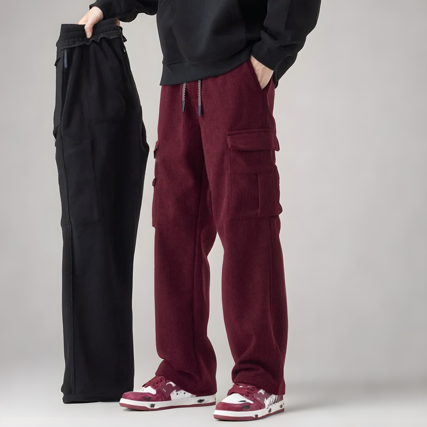 Robert - Pantalones de chándal tipo cargo muy cómodos