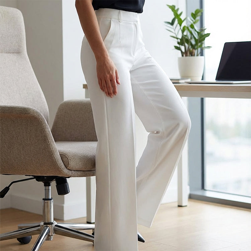 Noa - Pantalones de traje de mujer de cintura alta