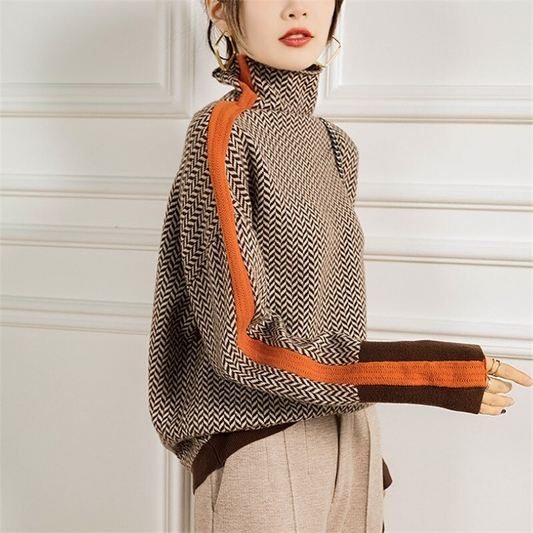 Eva Jersey de cuello alto