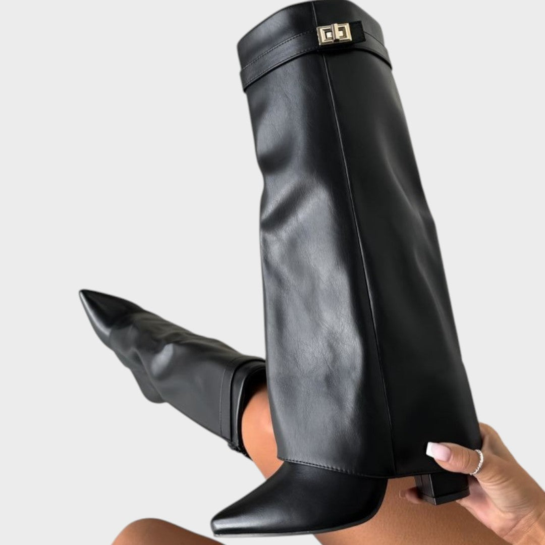 Gabriela - Botas de Caña Alta de Cuero