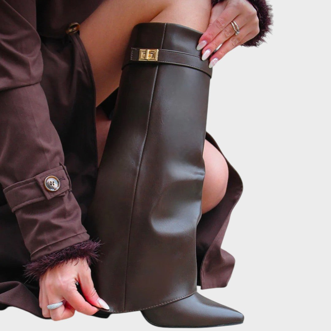 Gabriela - Botas de Caña Alta de Cuero