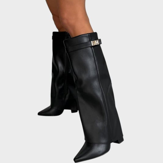 Gabriela - Botas de Caña Alta de Cuero