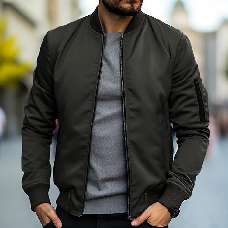 Braian - Chaqueta bomber ligera para hombre