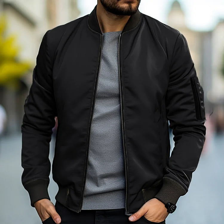 Braian - Chaqueta bomber ligera para hombre