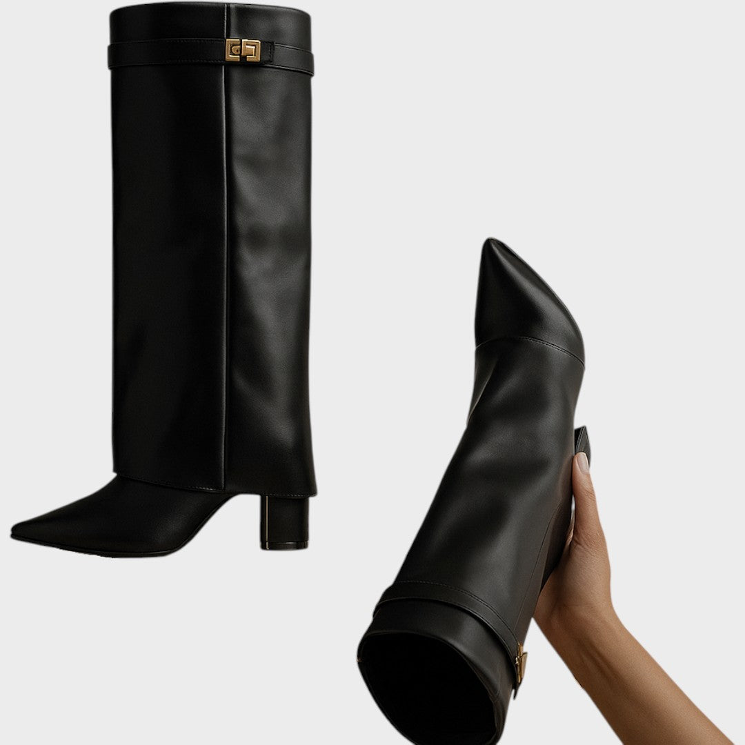 Gabriela - Botas de Caña Alta de Cuero