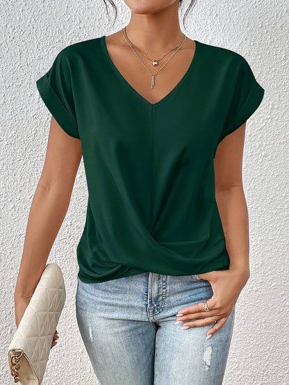 Tina - Cómoda camiseta con cuello en V