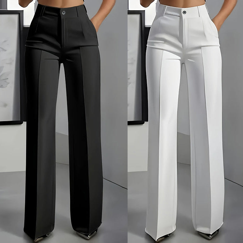 Noa - Pantalones de traje de mujer de cintura alta