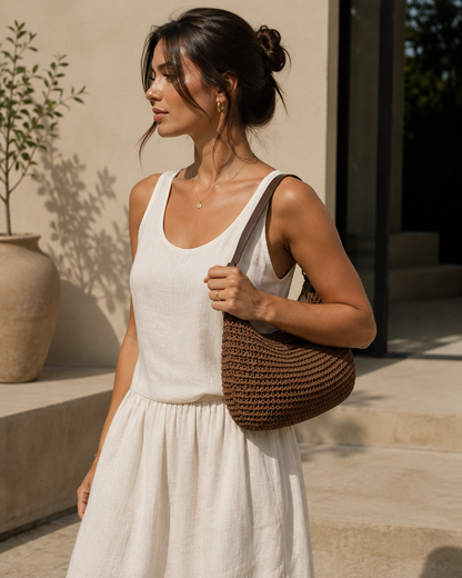 Simona - Bolso trenzado elegante
