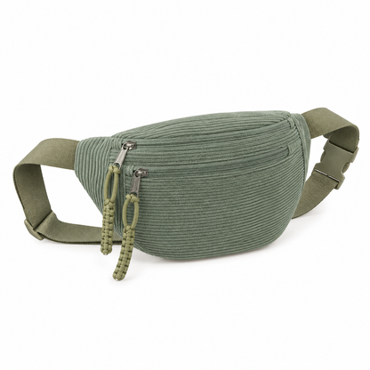 Penelope - Bolso bandolera de terciopelo acanalado