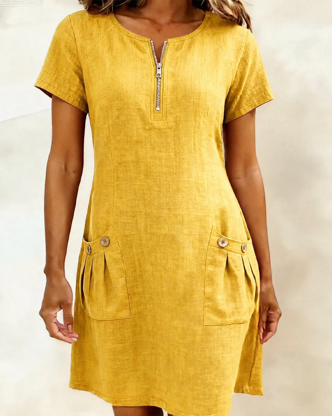 Lina - Vestido elegante y natural para el día a día