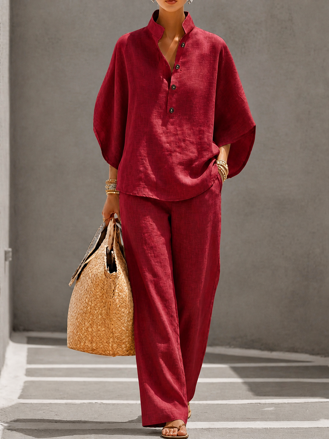 Ariel - Conjunto de lino · Fluidez y elegancia natural
