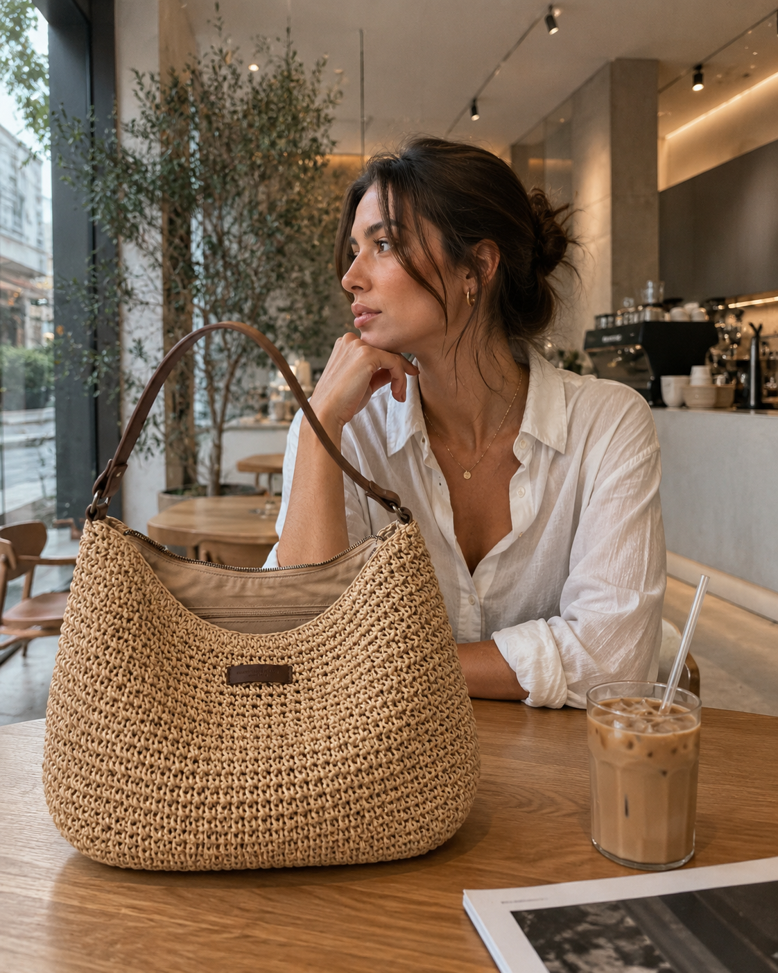 Simona - Bolso trenzado elegante