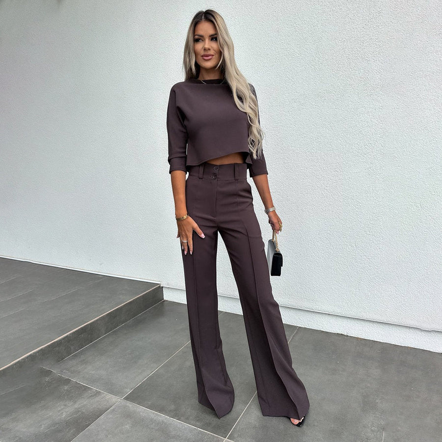 Elisa - Conjunto de dos piezas elegante y versátil para mujer