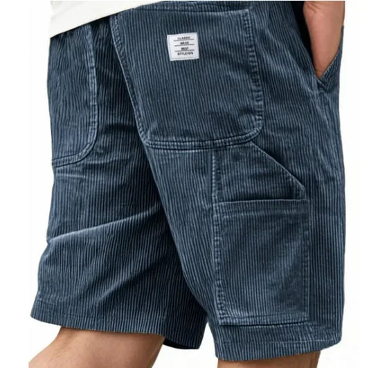 Alpha - Pantalones cortos tipo cargo para hombre