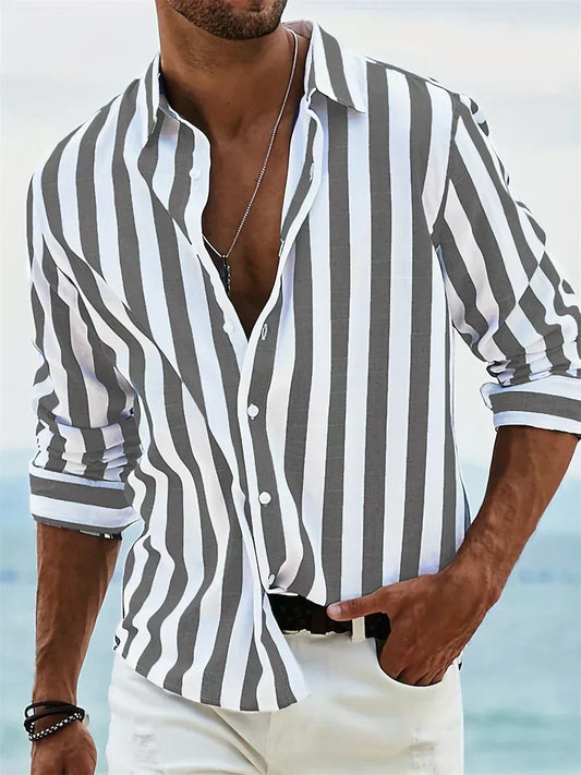 Verona - Camisa de verano ligera a rayas
