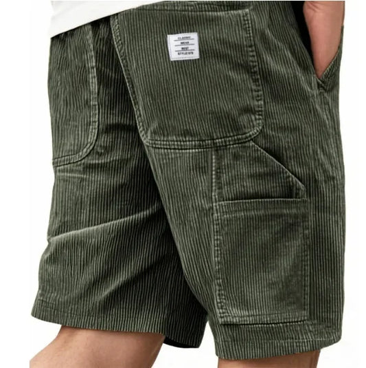 Alpha - Pantalones cortos tipo cargo para hombre