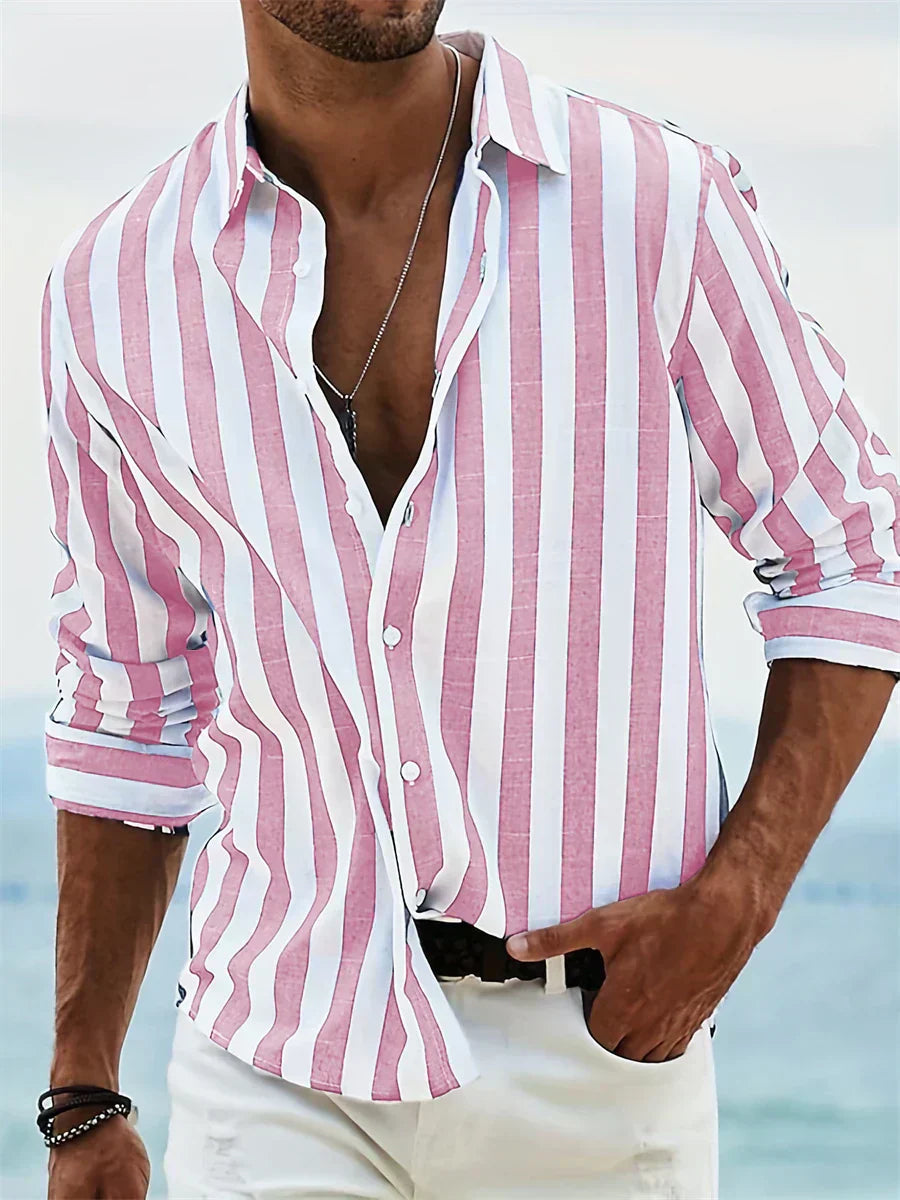 Verona - Camisa de verano ligera a rayas