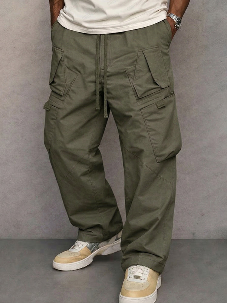 Peter - Pantalones cargo de corte recto
