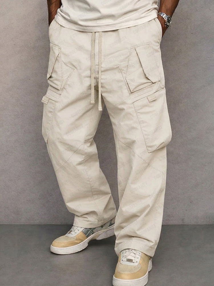 Peter - Pantalones cargo de corte recto