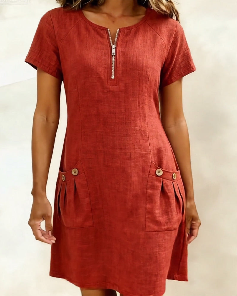 Lina - Vestido elegante y natural para el día a día