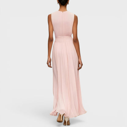 Carlota - Elegante vestido midi de gasa