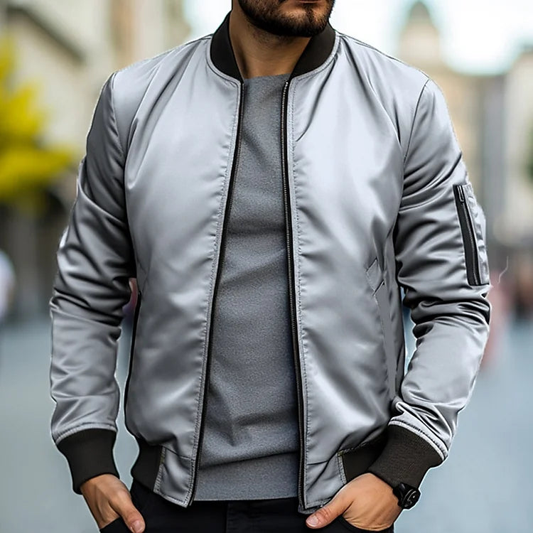 Braian - Chaqueta bomber ligera para hombre