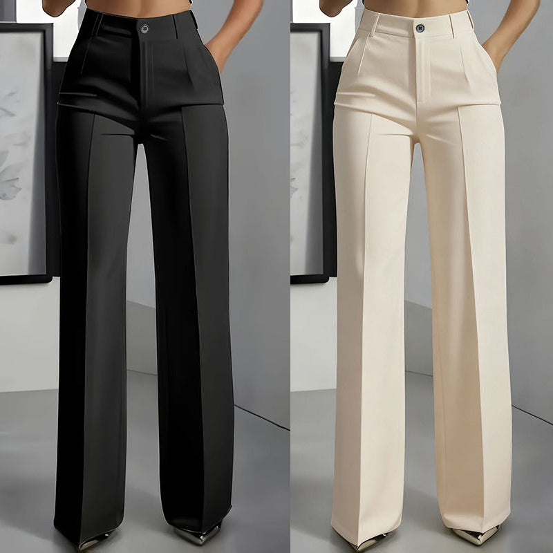 Noa - Pantalones de traje de mujer de cintura alta