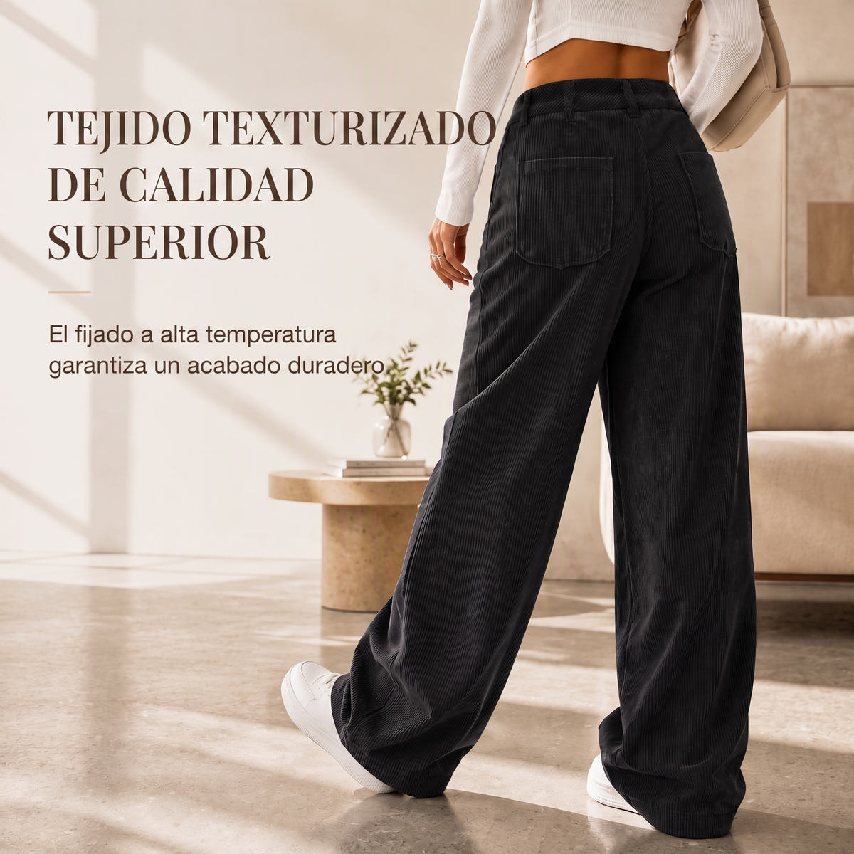 Penelope - Pantalones anchos y cómodos de corte holgado para mujer