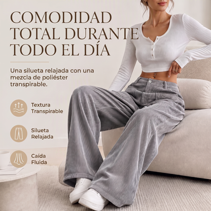 Penelope - Pantalones anchos y cómodos de corte holgado para mujer