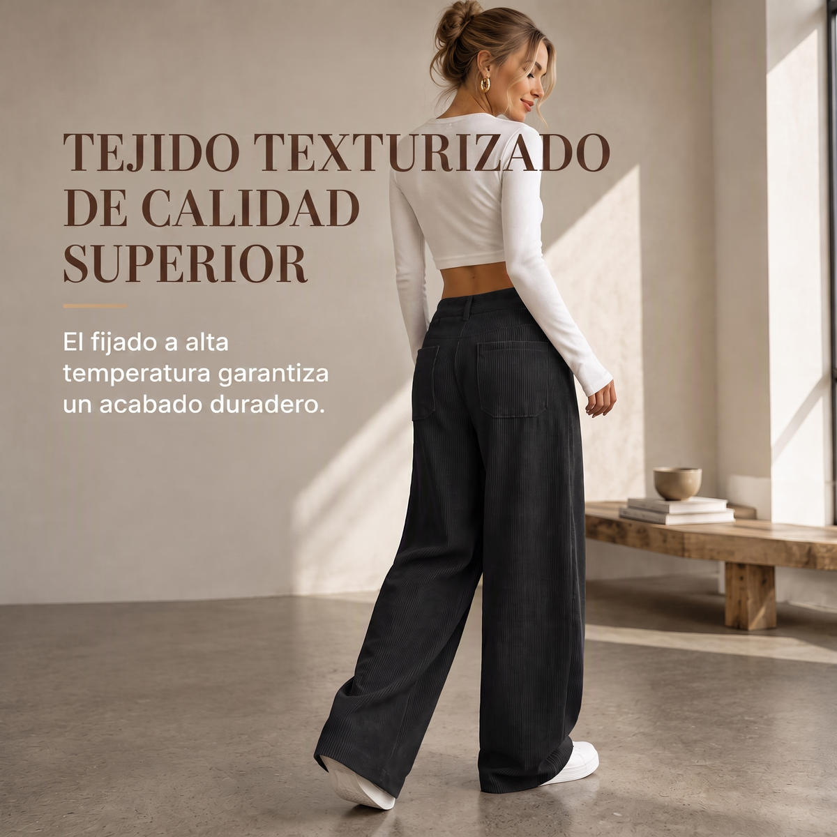 Penelope - Pantalones anchos y cómodos de corte holgado para mujer