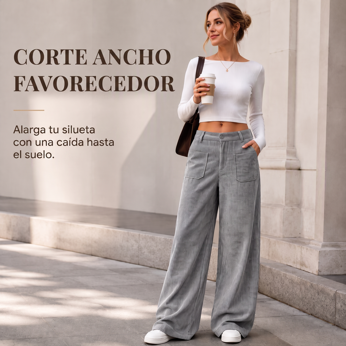 Penelope - Pantalones anchos y cómodos de corte holgado para mujer