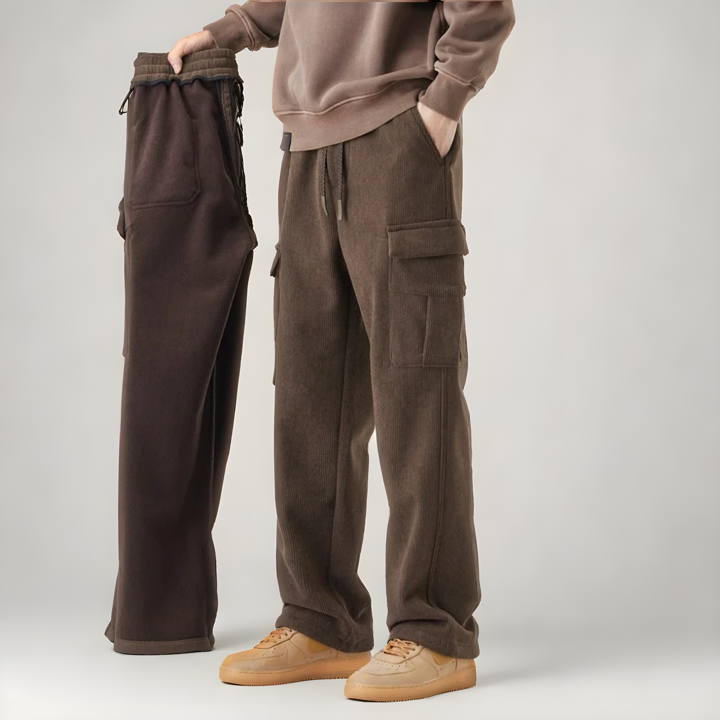 Robert - Pantalones de chándal tipo cargo muy cómodos
