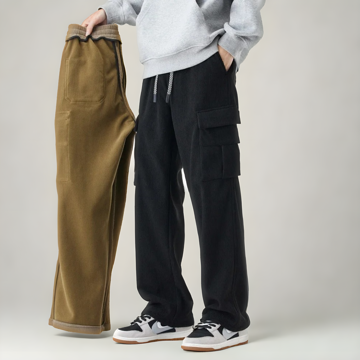 Robert - Pantalones de chándal tipo cargo muy cómodos