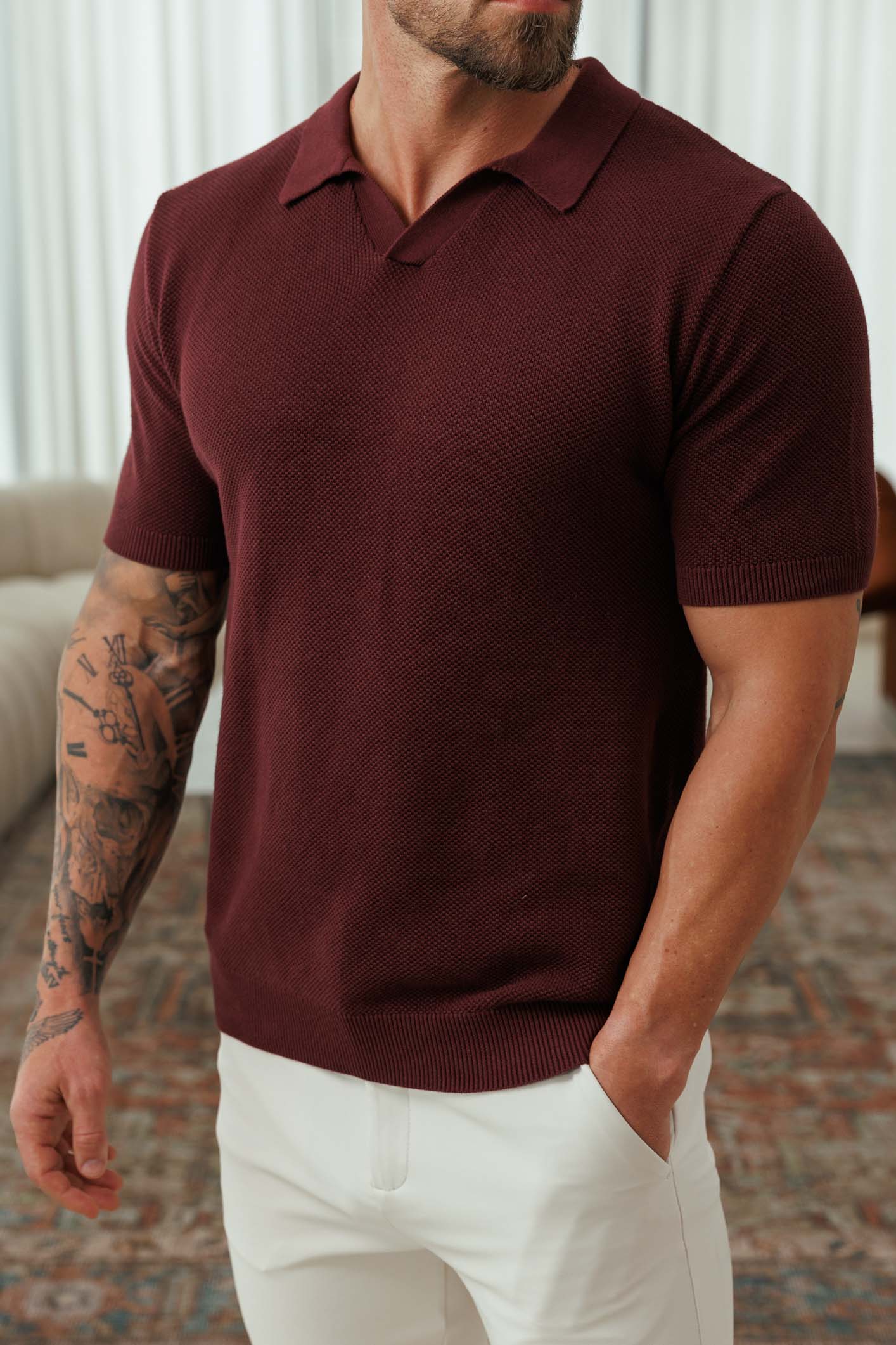 COAST POLO Burgundy