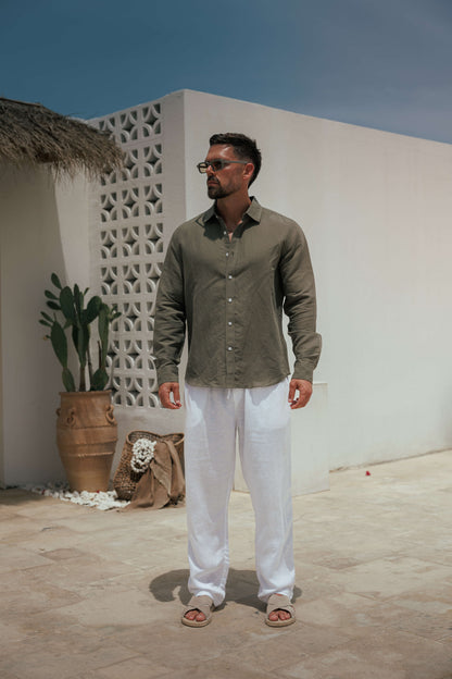 Peter - Camisa de lino luxe