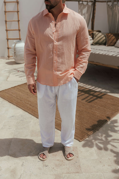 Peter - Camisa de lino luxe