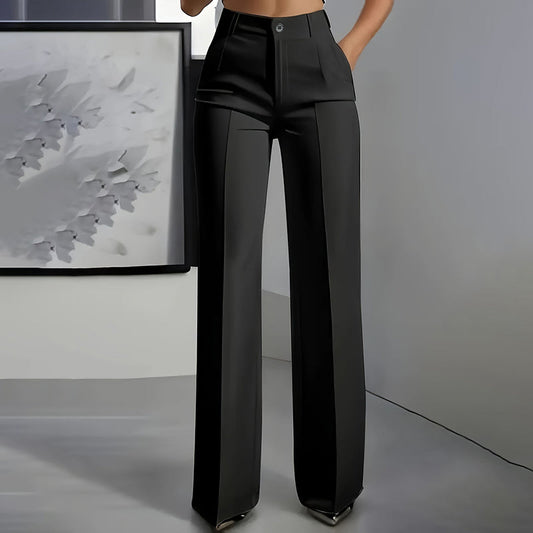 Noa - Pantalones de traje de mujer de cintura alta