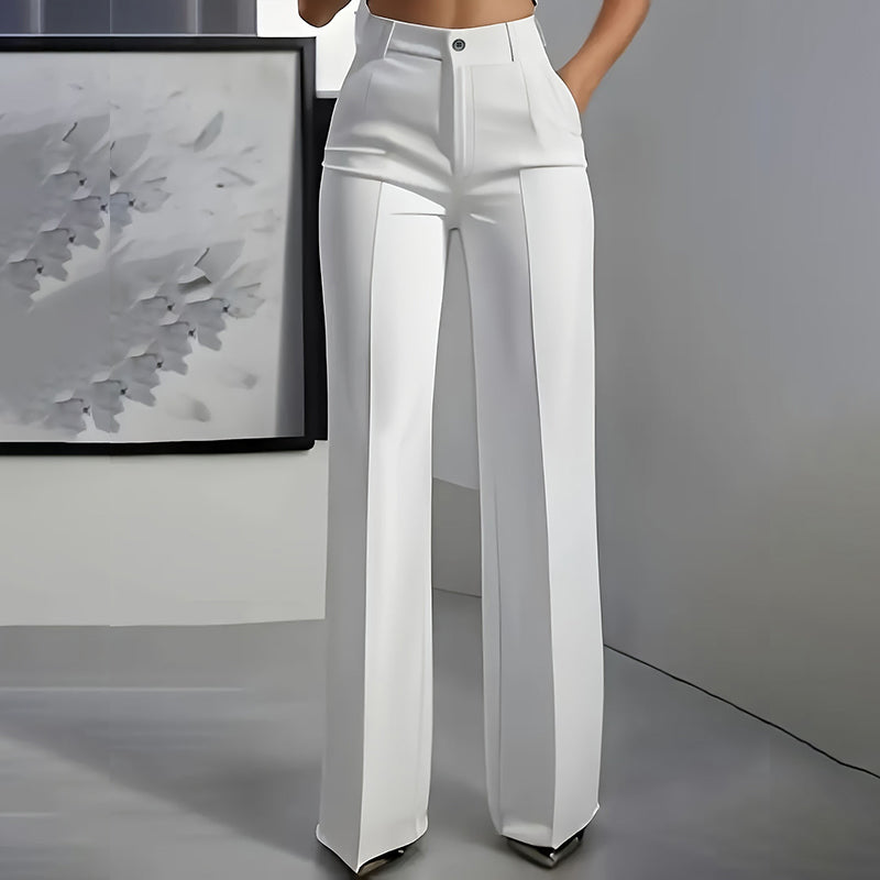 Noa - Pantalones de traje de mujer de cintura alta