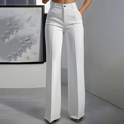 Noa - Pantalones de traje de mujer de cintura alta