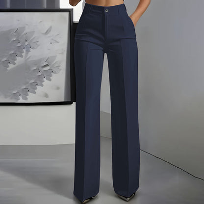 Noa - Pantalones de traje de mujer de cintura alta
