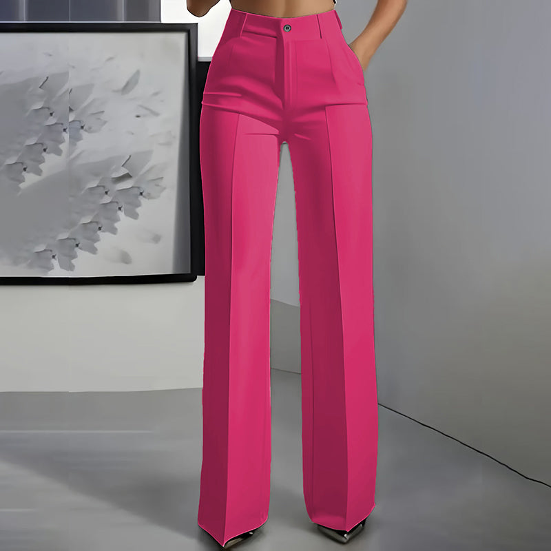Noa - Pantalones de traje de mujer de cintura alta