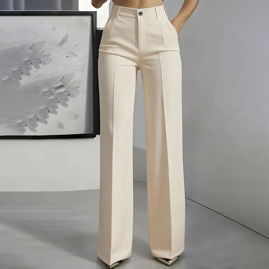 Noa - Pantalones de traje de mujer de cintura alta