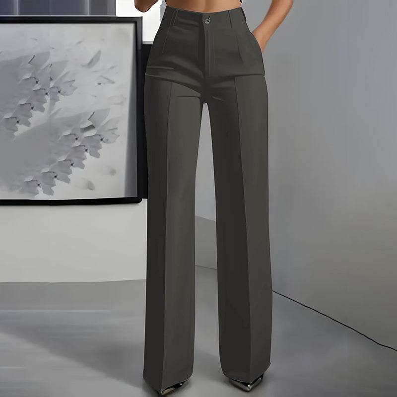 Noa - Pantalones de traje de mujer de cintura alta