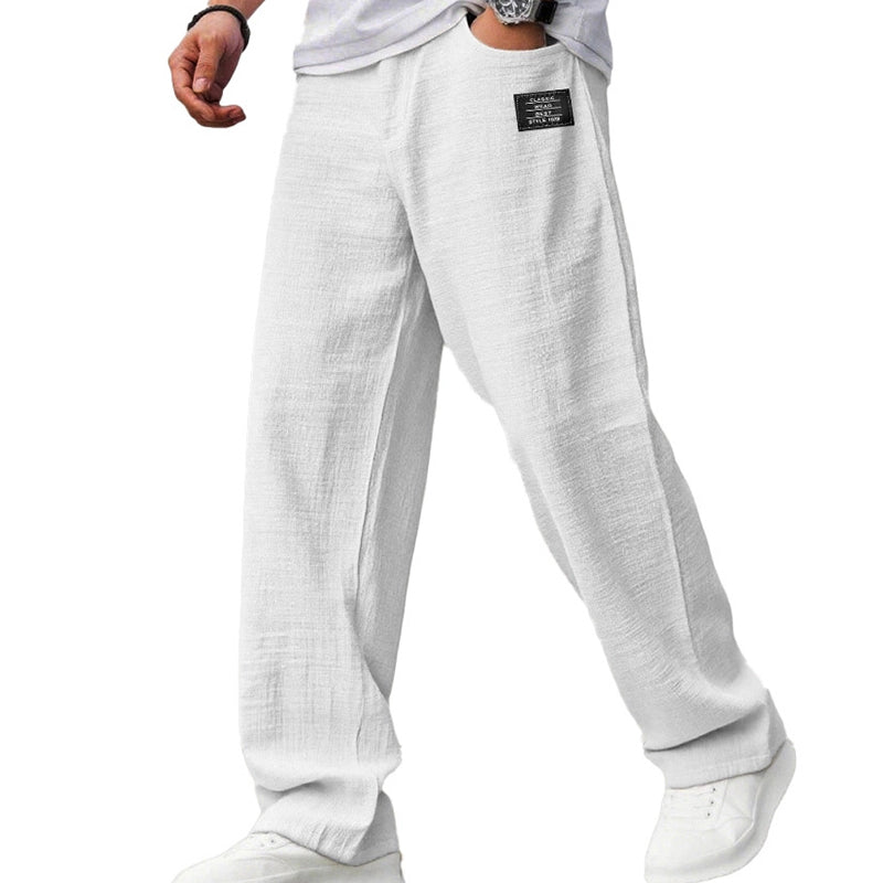 Albert - Pantalones ligeros de corte recto