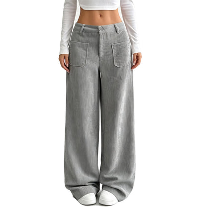 Penelope - Pantalones anchos y cómodos de corte holgado para mujer