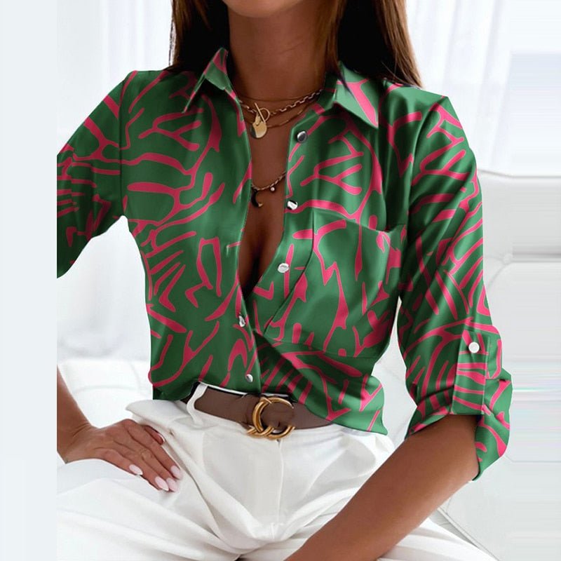 Elisa - Blusa elegante con cuello